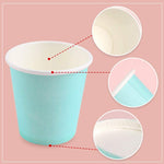 100 Pack 3 oz Paper Coffee Cups Disposable Hot Cups