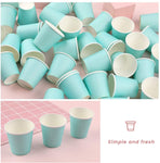 100 Pack 3 oz Paper Coffee Cups Disposable Hot Cups