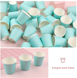 100 Pack 3 oz Paper Coffee Cups Disposable Hot Cups