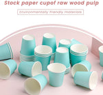 50 Pack 3 oz Paper Coffee Cups Disposable Hot Cups