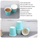 [200 Packs] 3 Oz Paper Cups Disposable Paper Water Cups, Paper Hot Coffee Cups