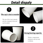 [200 Packs] 12 Oz Paper Cups Disposable Paper Water Cups, Paper Hot Coffee Cups