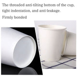 [200 Packs] 12 Oz Paper Cups Disposable Paper Water Cups, Paper Hot Coffee Cups