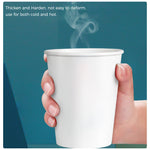 [150 Packs] 12 Oz Paper Cups Disposable Paper Water Cups, Paper Hot Coffee White