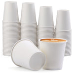 [100 Packs] 8 Oz Paper Cups Disposable Paper Water Cups, Paper Hot Coffee Cups