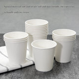 [100 Packs] 8 Oz Paper Cups Disposable Paper Water Cups, Paper Hot Coffee Cups