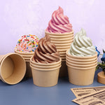 [50Pcs] 8 OZ Paper Soup Containers with Vented Lid, Paper Food Cups for Hot/Cold Food